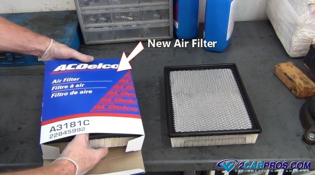 HOW TO REPLACE AN AIR FILTER